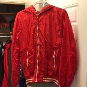 Red jacket